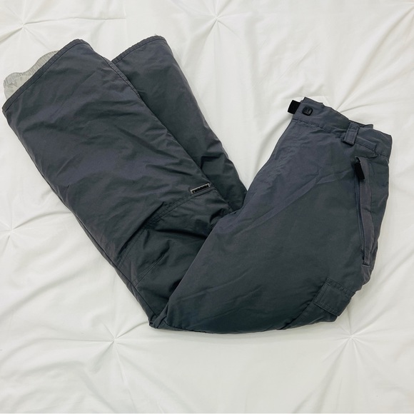 Turbine Outerwear Mens Grey Ski Winter Snow Insulated Pants Large Cargo Pockets - Picture 2 of 12
